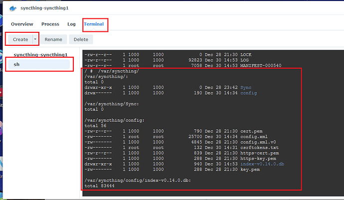 syncthing synology