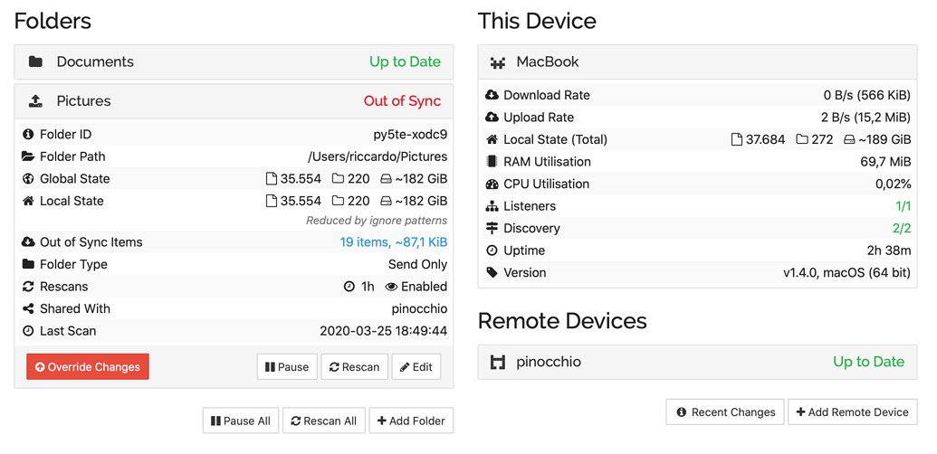 synology syncthing