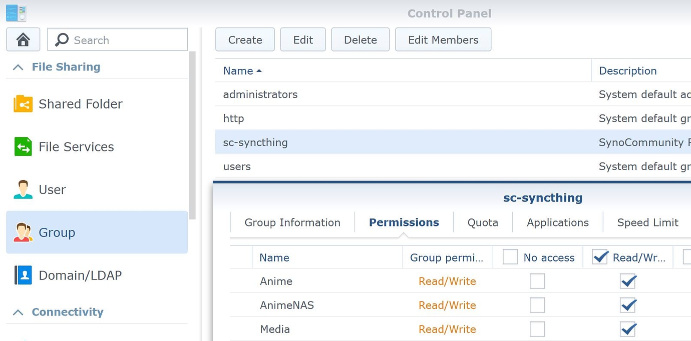 synology syncthing