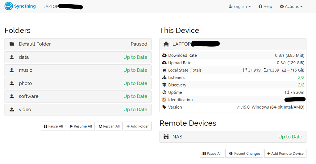 Sync Stuck at 99 on Receiver Support Syncthing Community Forum