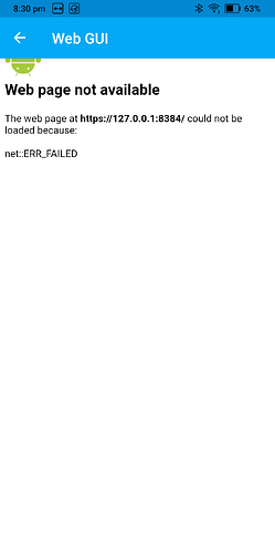Screenshot_WEB GUI on APP