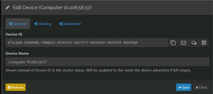 add remote server1